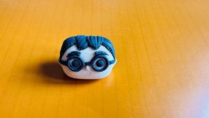 Handmade Clay Keychain For Harry Potter Fans