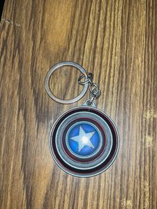 Captain America Spin Keychain