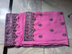 Magenta Saree