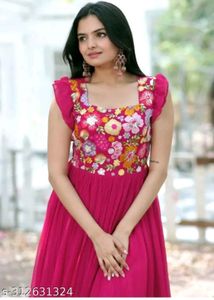 beautiful long frock