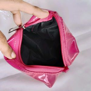MAC Pink Cosmetic Pouch