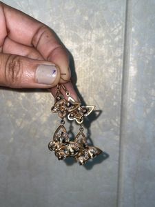 Butterfly Shape Diamond Earrings