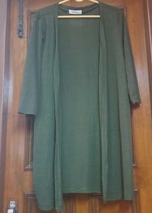 Green Knit Cardigan
