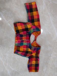Multicolor Checks Blouse