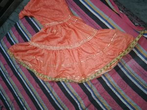 Medium Peach Shraraa Set