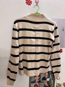 Striped Knit Sweater