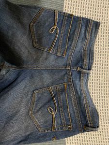 Low Waist Blue Denim Jeans