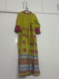 Elegant Green Printed Kurta