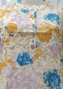 Floral Print Women's Kurta