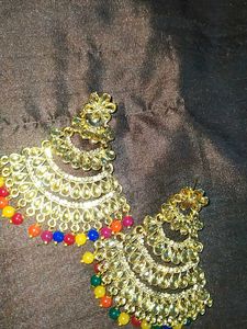 A New Long Multi Colour Earrings