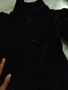Black Velvet Top