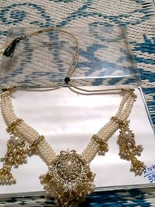 New Pearl-stone Necklace Set