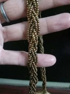 Golden Beaded Potli Bag