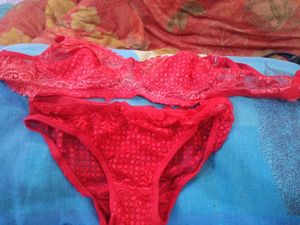 Red Lace Lingerie Set