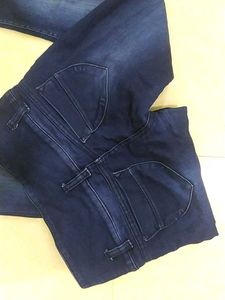 A Night Waist Blue Jeans
