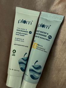 Plum Face Wash & Sunscreen