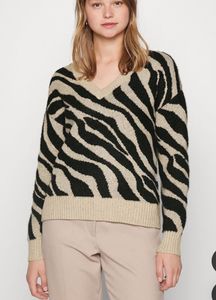 Zebra Print Sweater