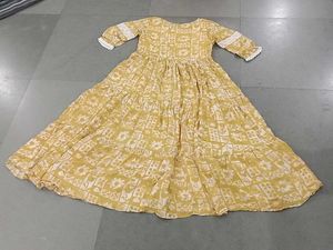 Tiered Yellow Dress