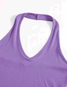 Lavender Halter Top (CN)