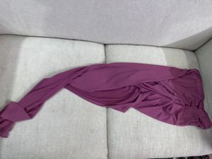 Pink Bralette And Long Skirt Set