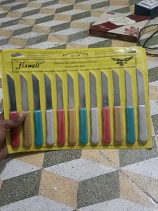 fixwell knife 12 pis set