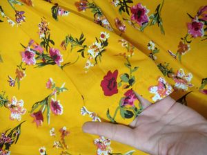 Yellow Flowery Tunic