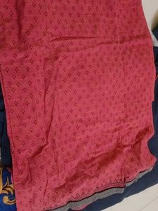 Pink Embroidered Tunic Top