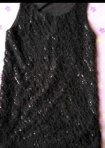 embellished Polyester Dress