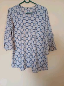 Flared Sleeve Top