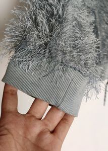 Crop Oversized Furr Hoodie