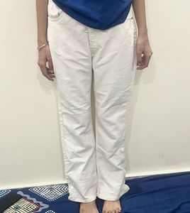 White Wide Leg Jeans