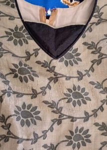 Black kurti stiched