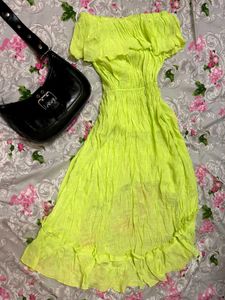 Tube Ruffle Dress🌷🛍️