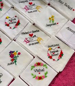 Hand Embroidered Hankey