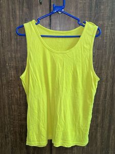 Neon Yellow Tank Top