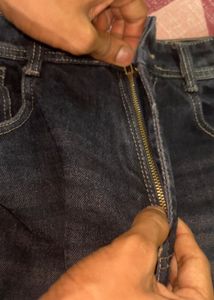 Dark Wash Straight Leg Jeans