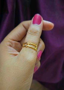 3 Combo Of Anti-Tarnish Rings Trendy Gold-plated