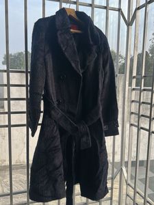 Elegant Black Trench Coat