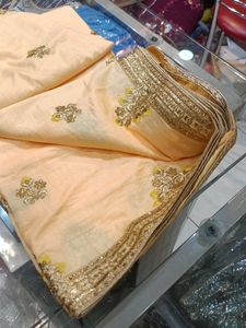 Elegant Embroidered Saree