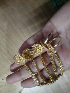 Golden Wedding Jwellery Set 💛