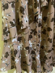 Floral Ruffle Skirt