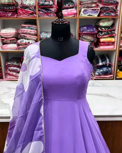 Georgette Suit Duptta Set- Ethnic Gown