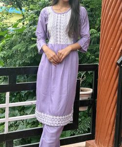 A Suit Set Without Dupatta