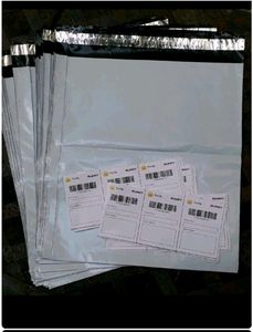 12 Bags And Shipping Labels