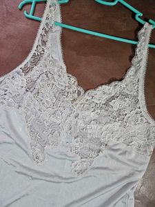 Vintage Lace Trim Slip Lingerie