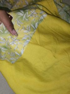 Anarkali Type Dress Its  Only Colour Is Light