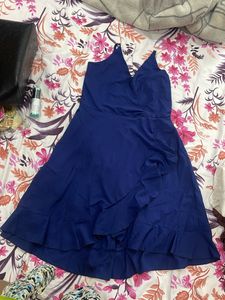 Blue Flared Dress