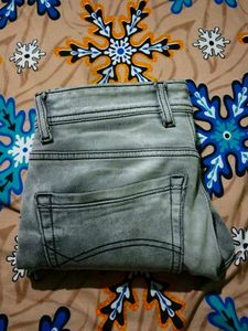 Gray Denim Jeans