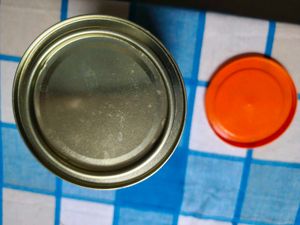 Beautiful Empty cylindrical container