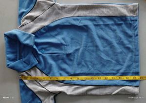 Blue &amp; Gray Polo T Shirt